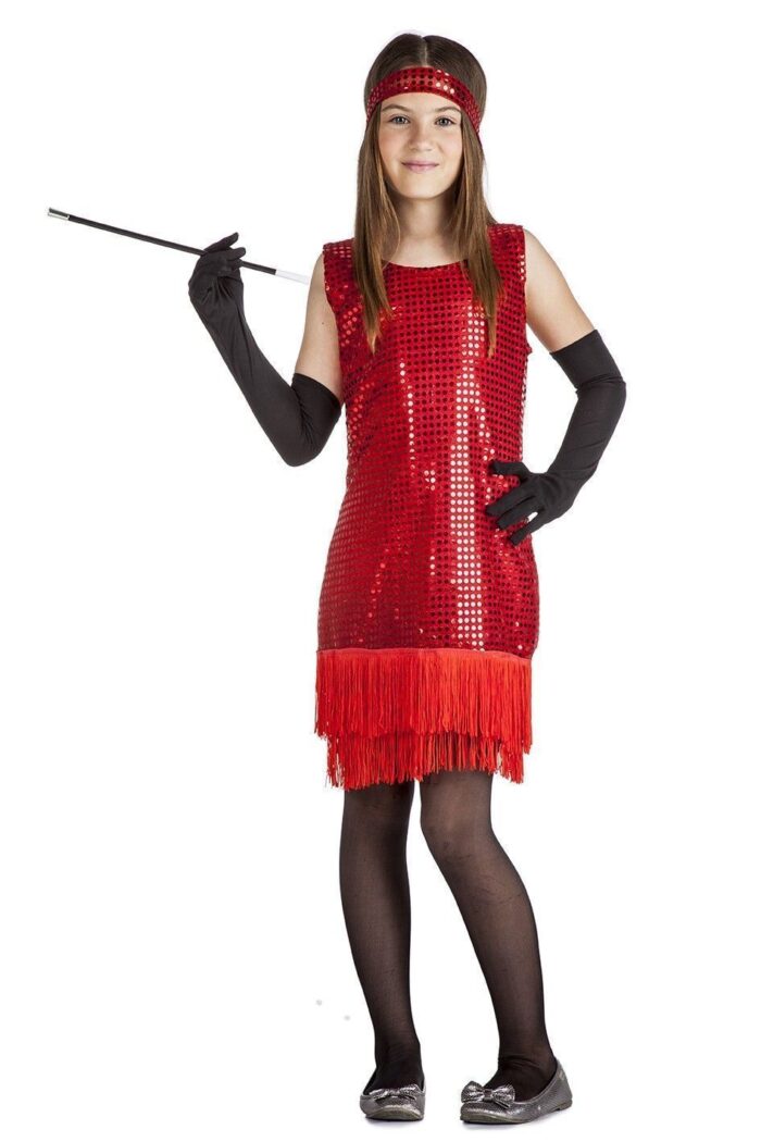 Disfraz Charleston Rojo