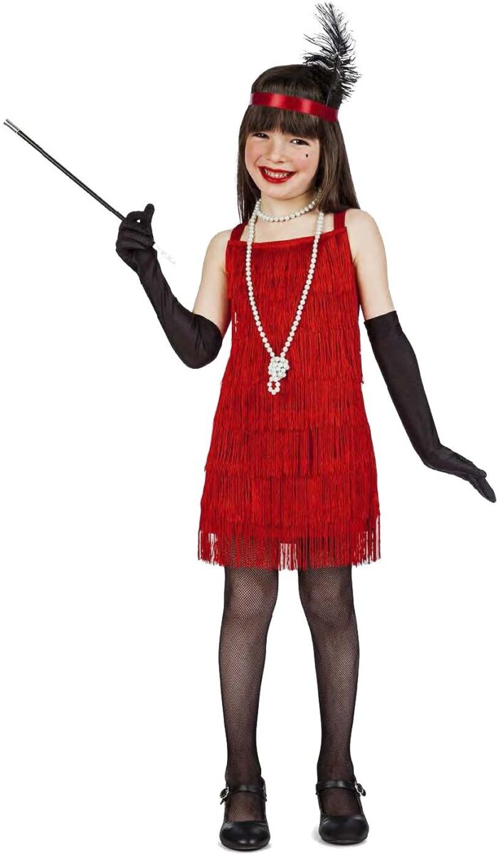 Disfraz Charleston Rojo