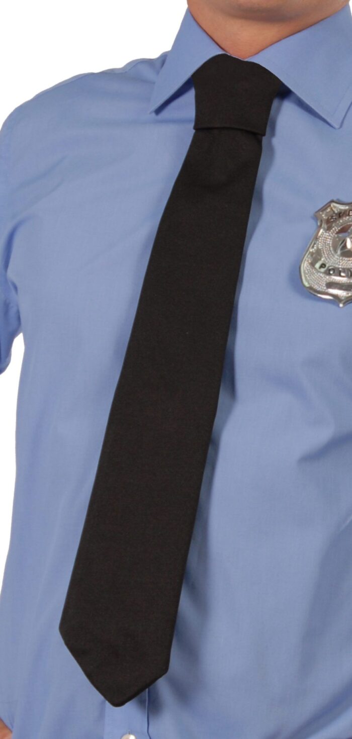 Corbata Negra 40 cm.