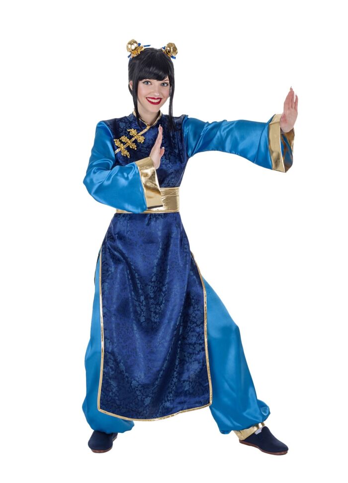 Disfraz China Azul