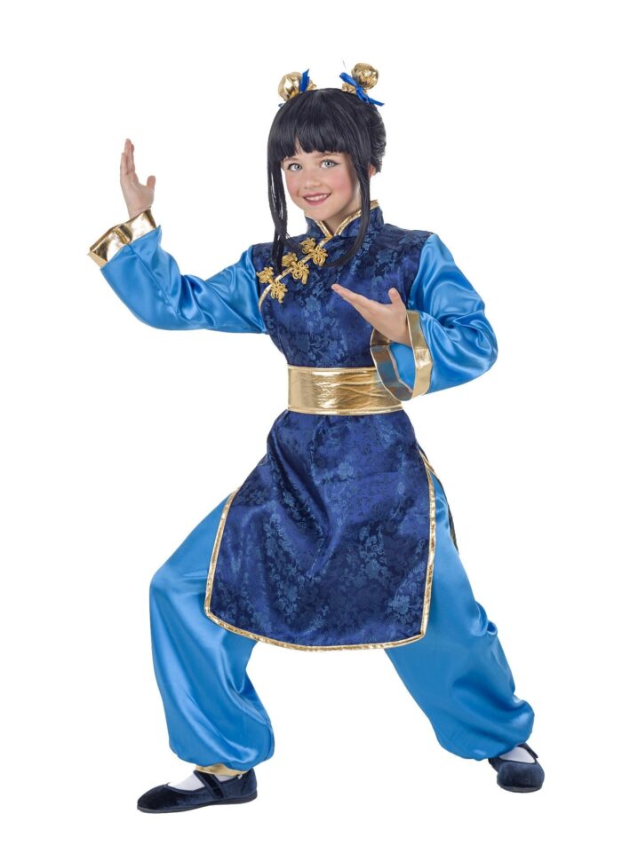 Disfraz China Azul