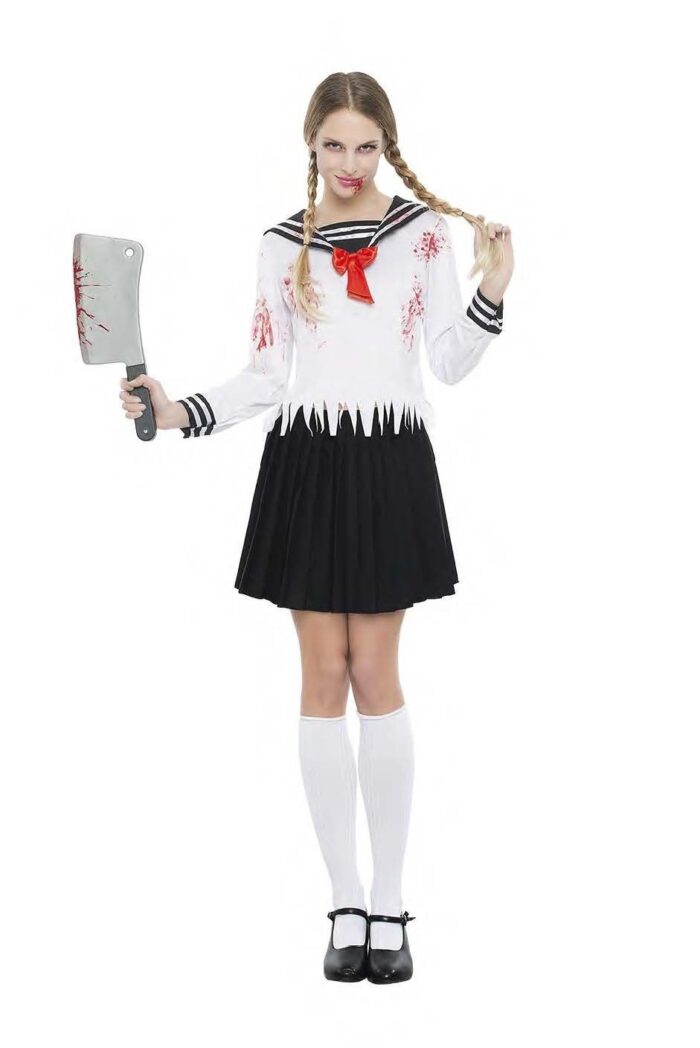 Disfraz Colegiala Japo Zombie