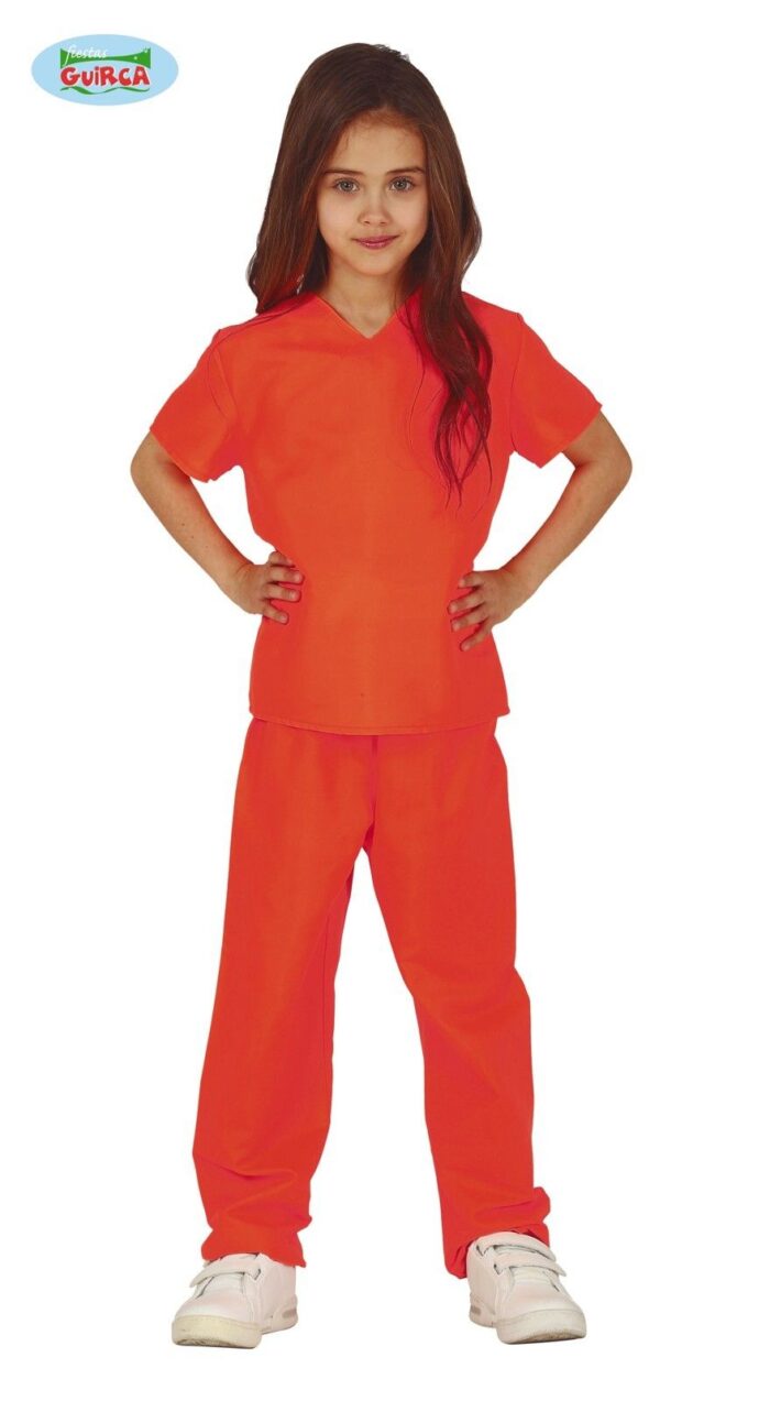 Disfraz Convicta Naranja