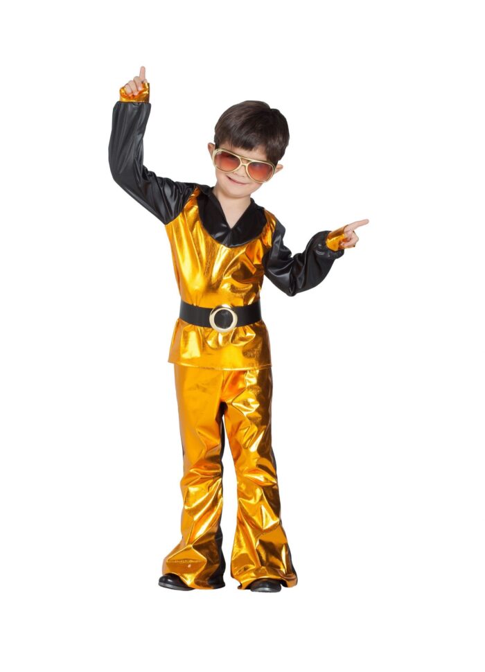 Disfraz Disco Dorado Niño