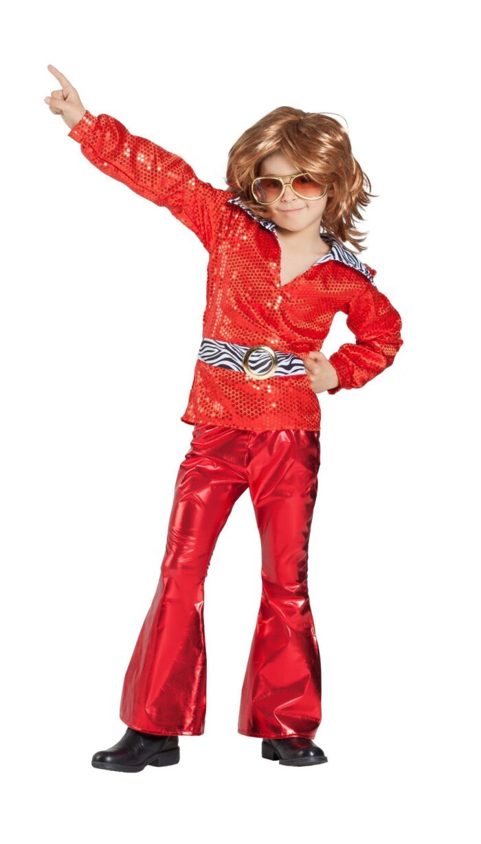 Disfraz Disco Rojo Niño