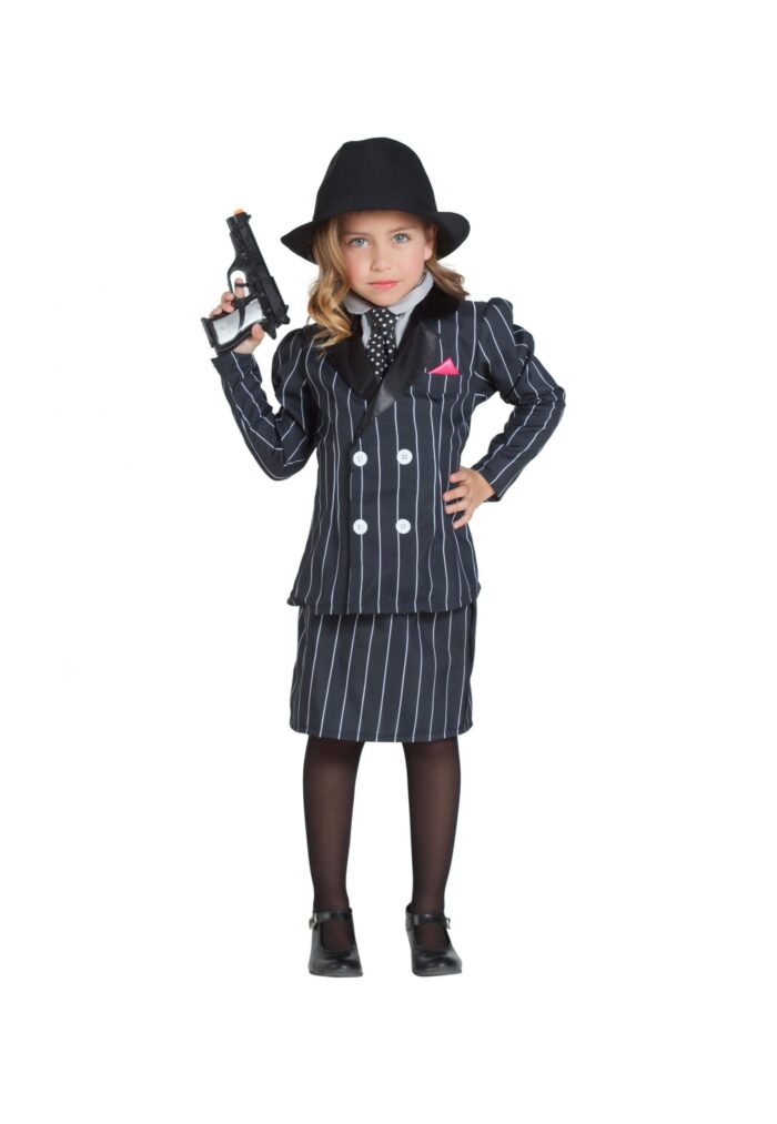 Disfraz Ganster Niña