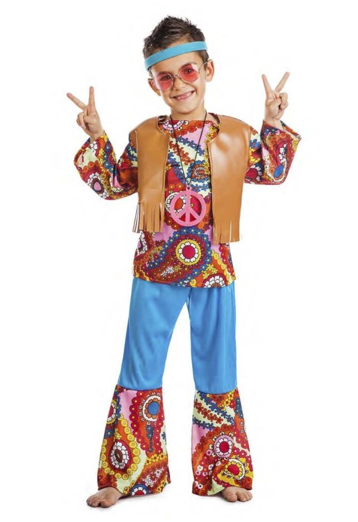 Disfraz Hippie Chaleco Niño
