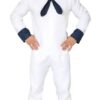 Disfraz de marinero blanco para adulto