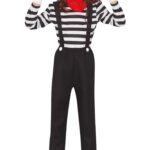 Disfraz de mimo infantil