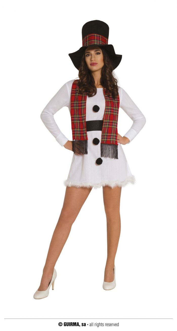 Disfraz Muñeco de Nieve Mujer