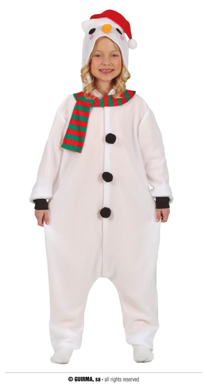 Disfraz Muñeco de Nieve Pijama