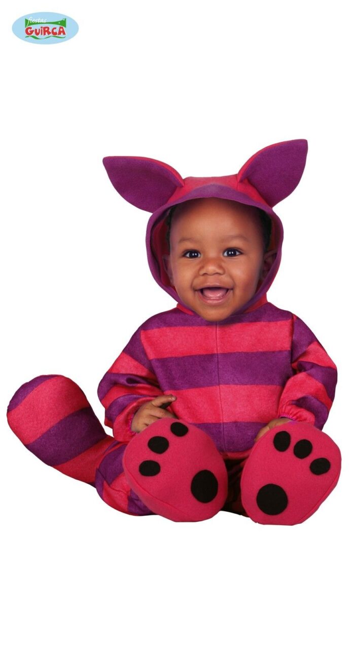 Disfraz Gato Rayas Púrpura