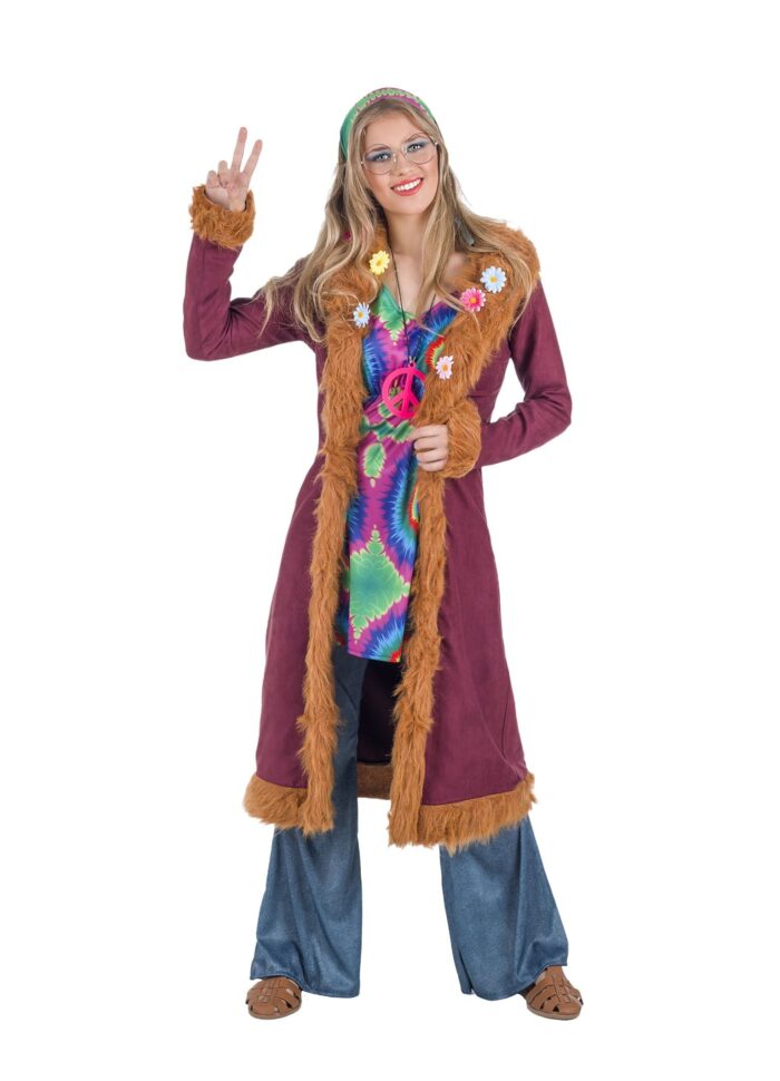 Disfraz Hippie Lujo Mujer