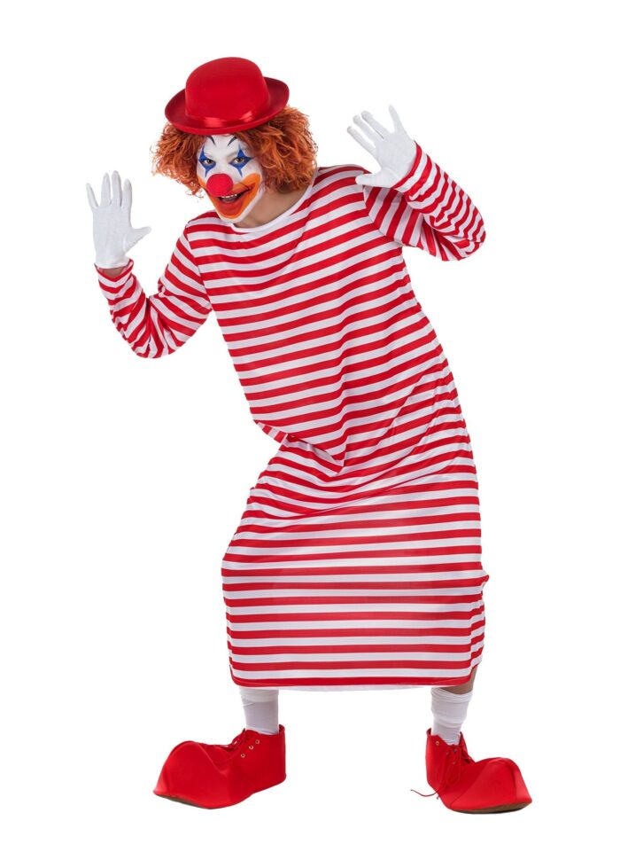 Disfraz Payaso Rayas Largo