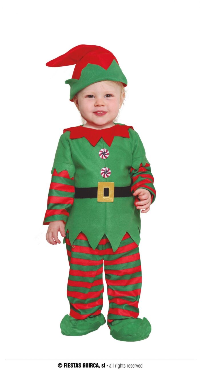 Disfraz Elfo Botones Caramelo