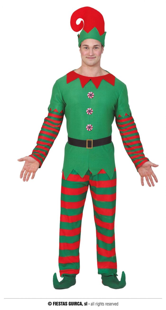 Disfraz Elfo Botones Caramelo