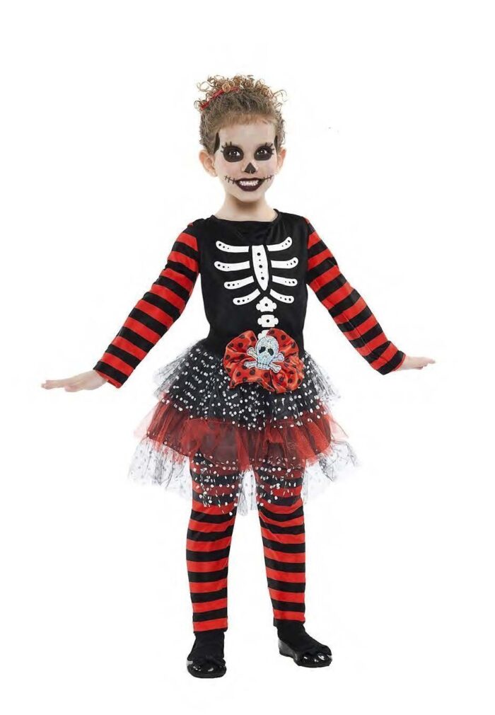 Disfraz Esqueleto Rayas