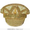 Gorra oro pedreria adulto