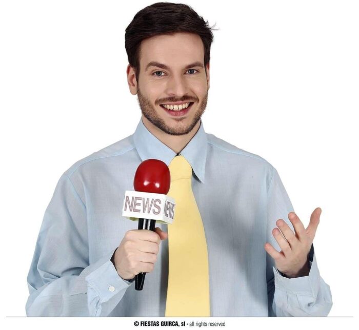 Microfono de reportero