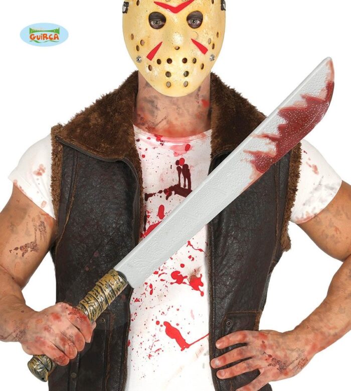 Machete con sangre grande