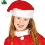 Gorro papa noel infantil lujo
