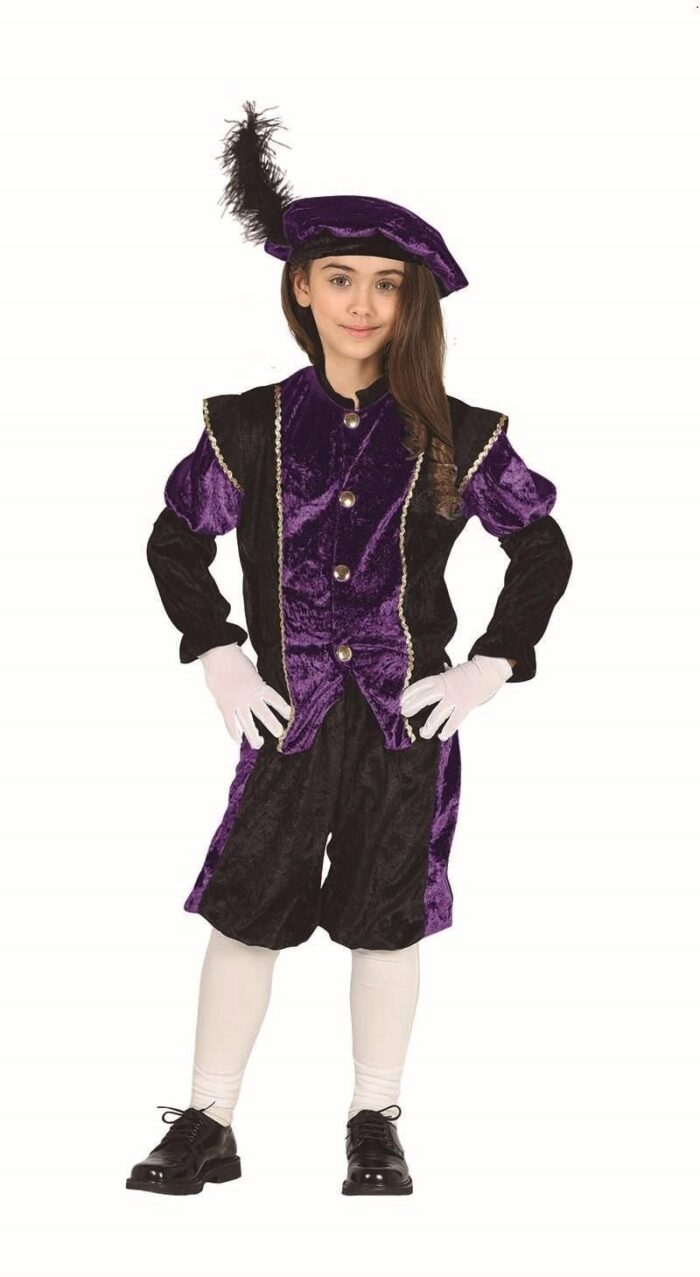 Disfraz Paje Morado Unisex
