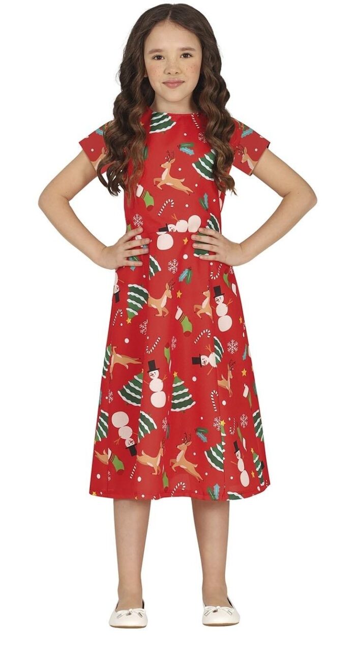 Disfraz Vestido Rojo Navidad