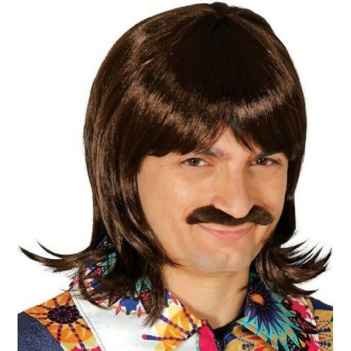 Peluca Castaña C/Bigote