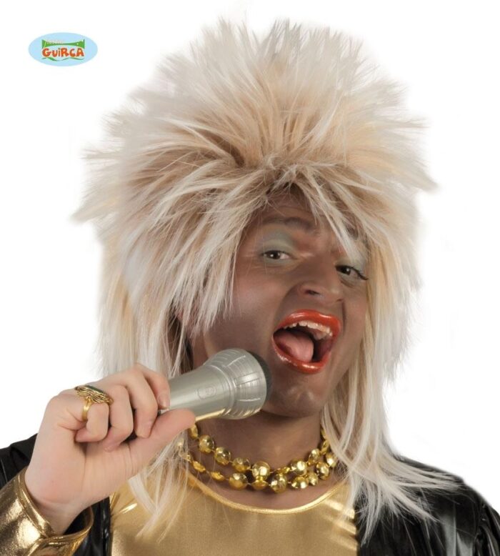 Peluca Rock Tina Rubia