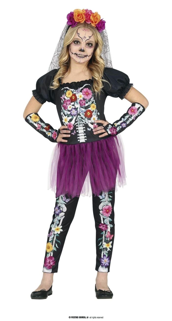 Disfraz Esqueleto Flower