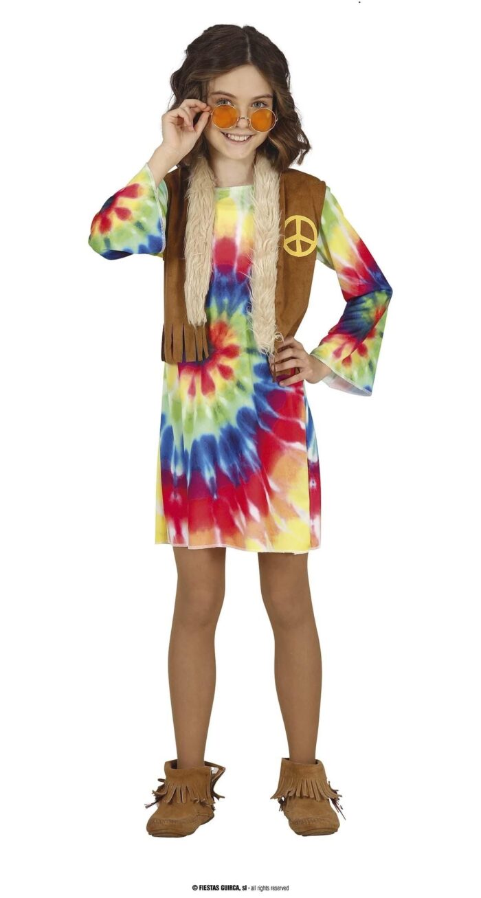 Disfraz Hippie Niña