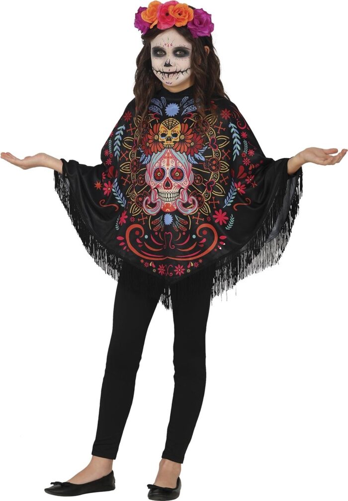 Disfraz Poncho Catrina
