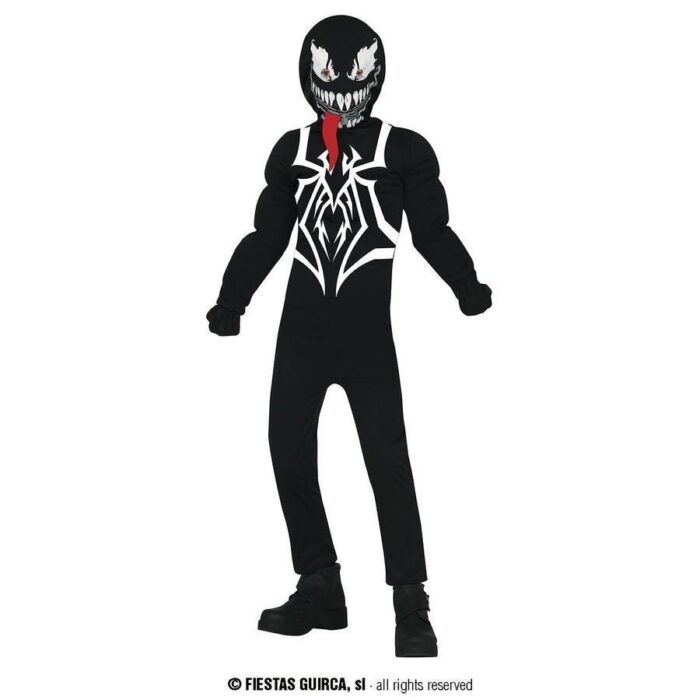 Disfraz Lagarto Negro Heroe