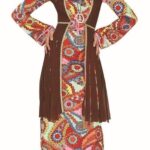 Disfraz hippie adulta