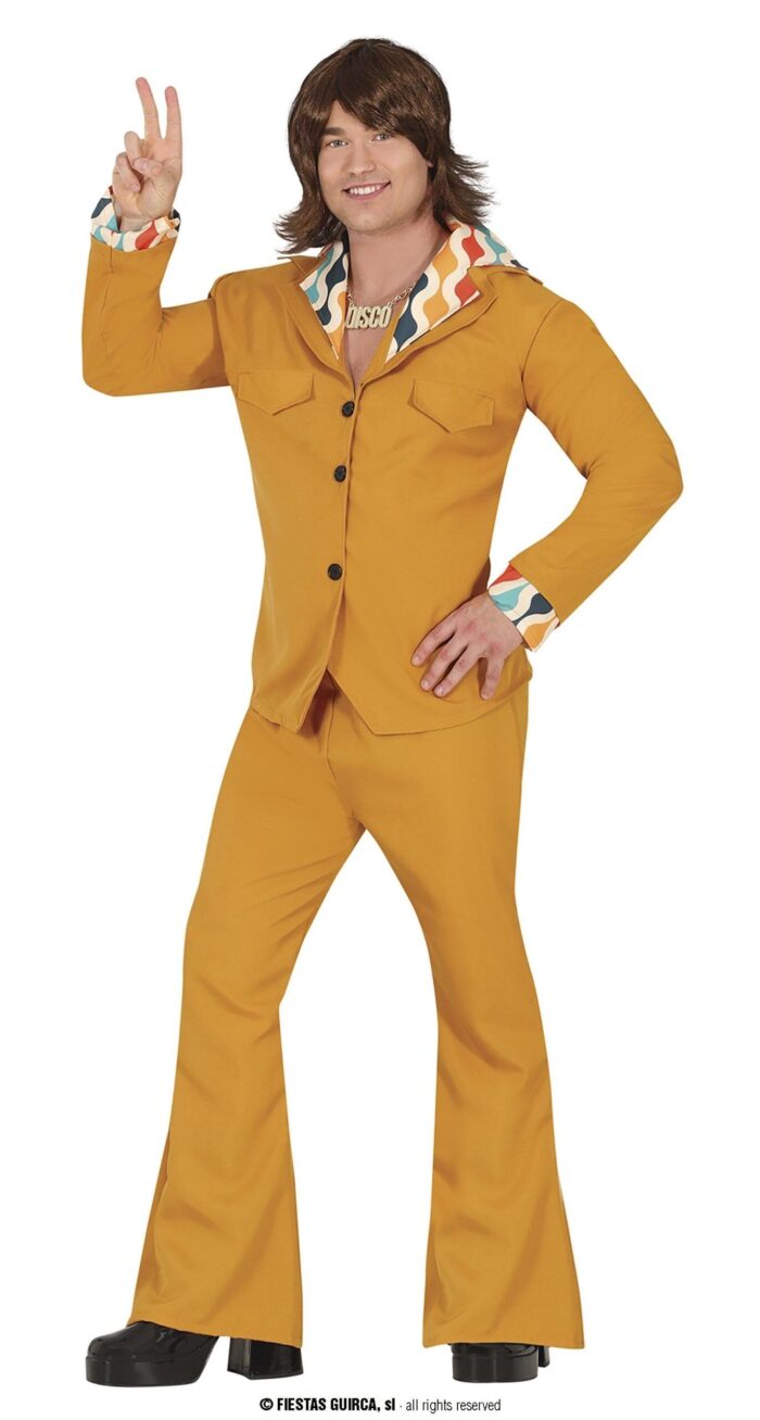 Disfraz Disco Hombre Naranja