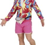 Disfraz gimnasta runner fashion adulto