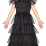 Disfraz reina del baile miércoles addams infantil