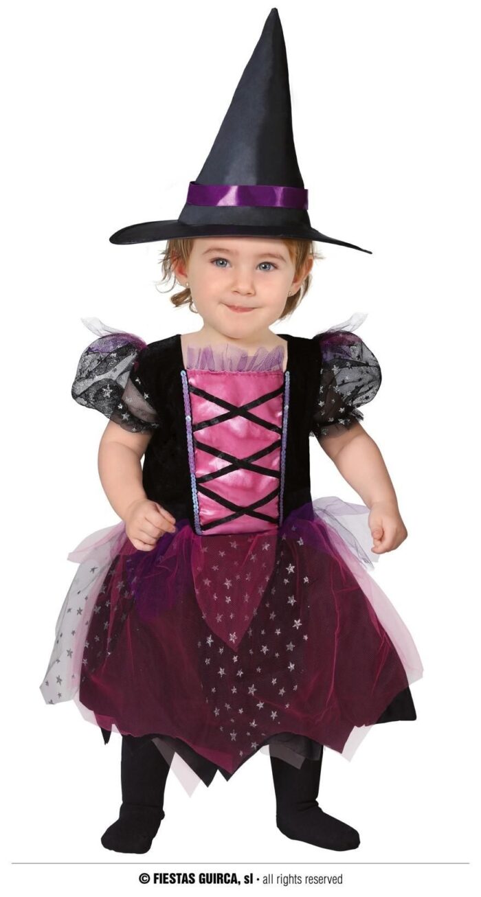 Disfraz Bruja Rosa Baby