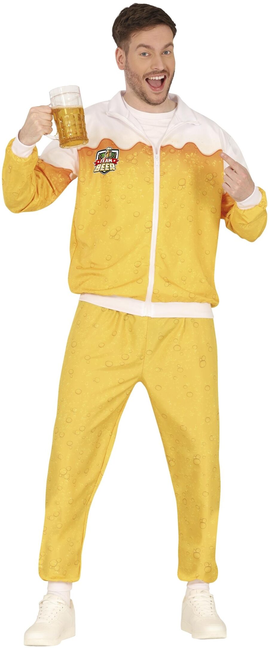Disfraz gimnasta cerveza adulto