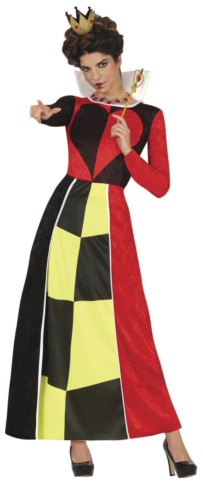 Disfraz marquesa reina de corazones adulta