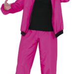 Disfraz chandal rosa neon tracksuit