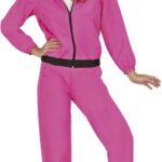 Disfraz chandal rosa neon tracksuit