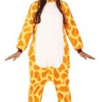 Disfraz jirafa pijama adulto