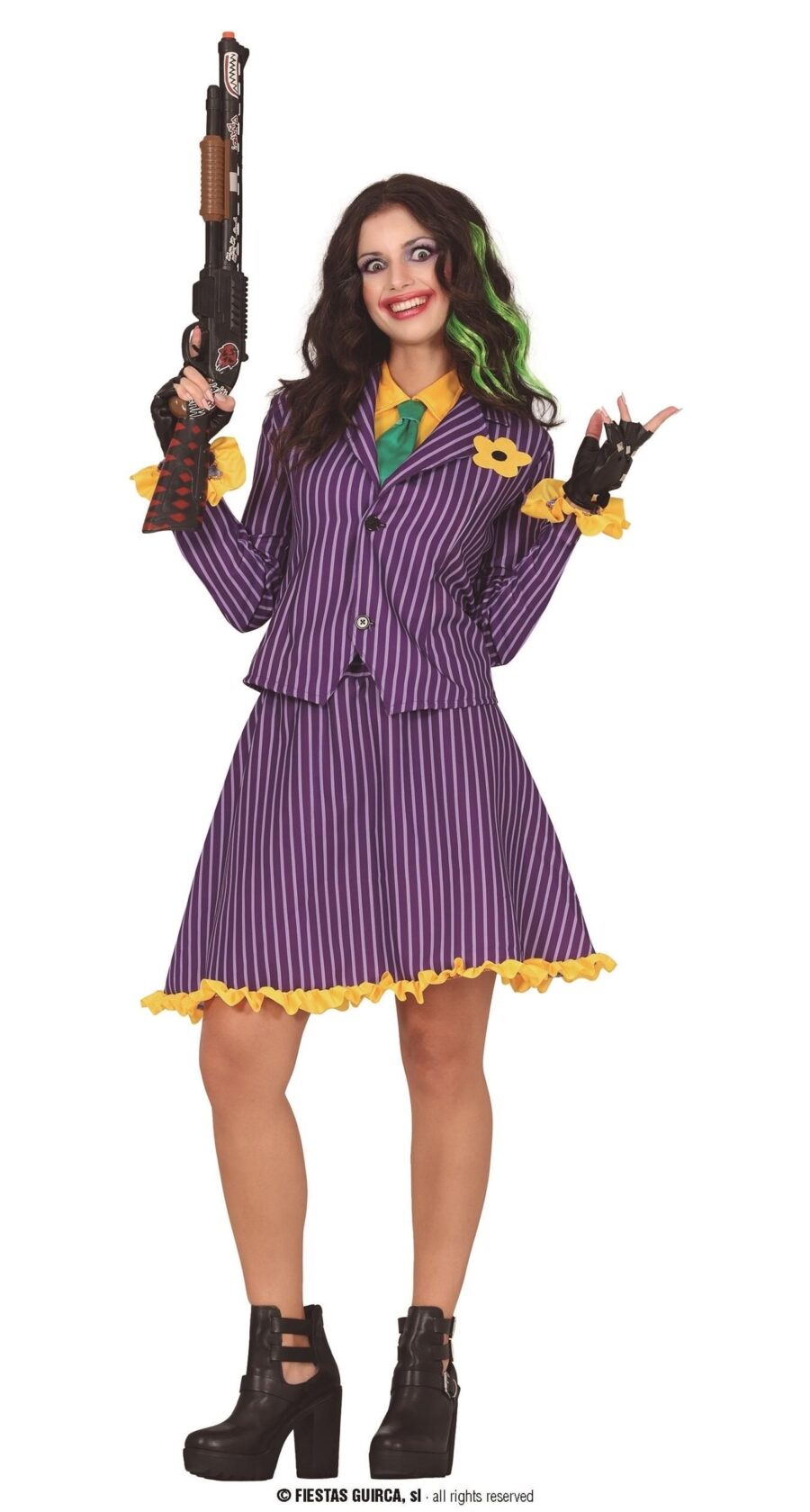 Disfraz mujer jocker adulto