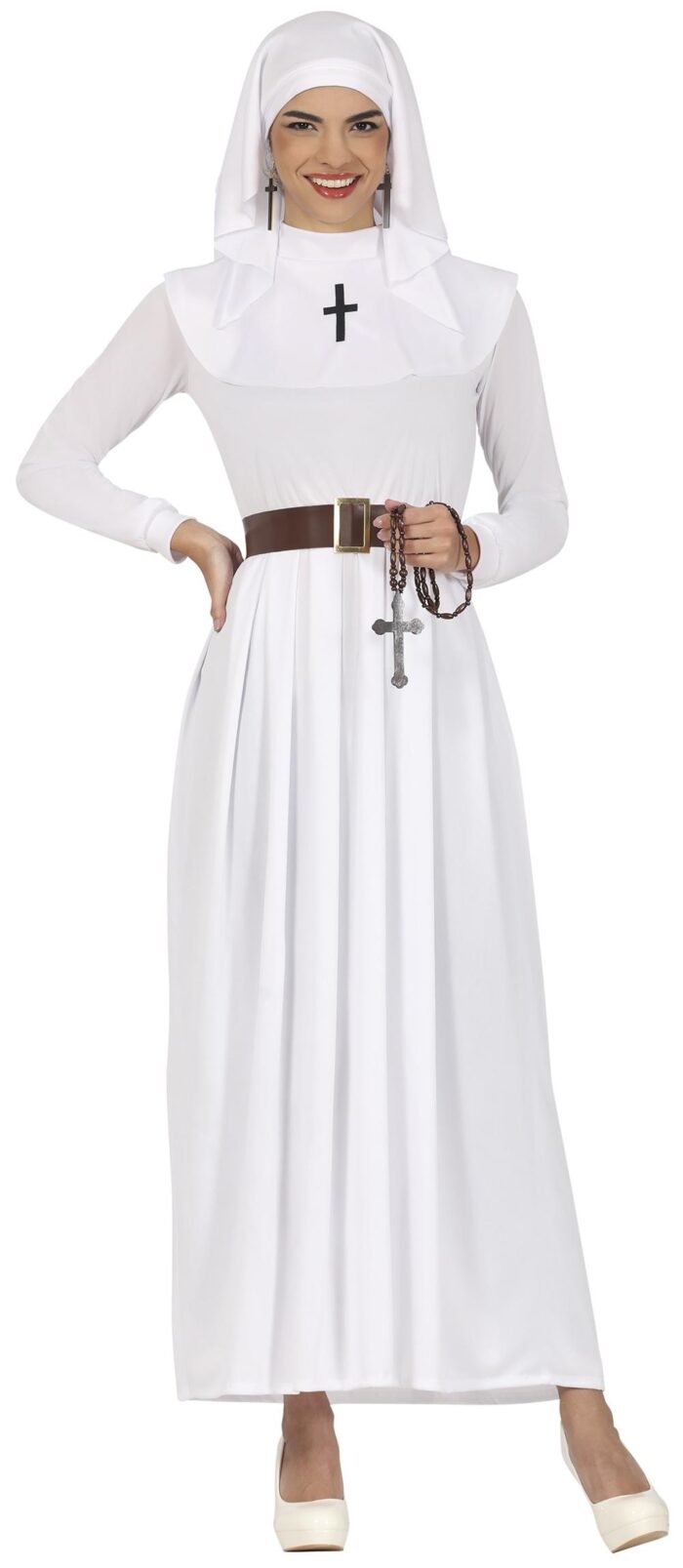 Disfraz monja blanca