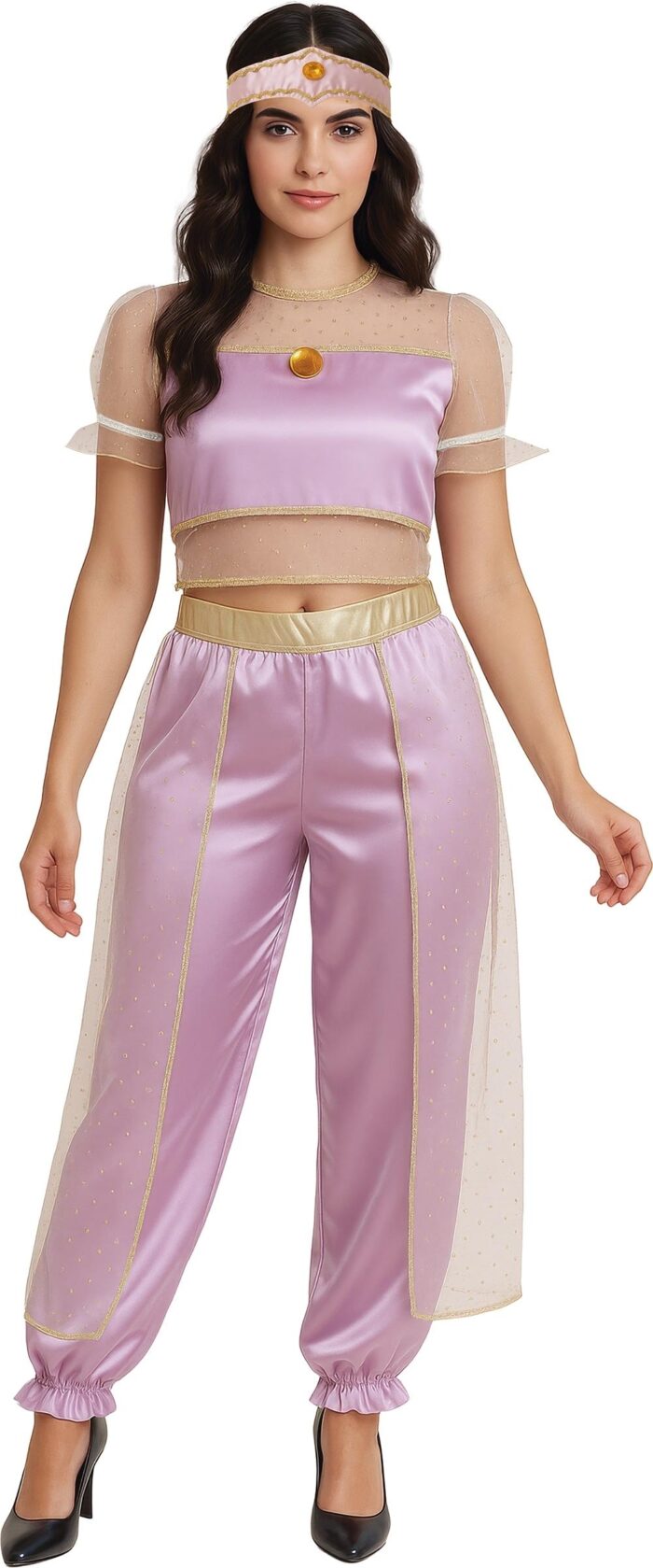 Disfraz princesa del desierto rosa