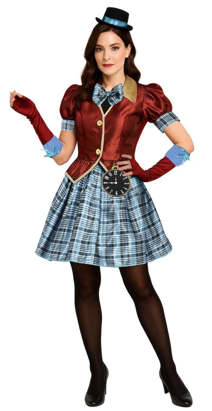 Disfraz sombrerero mujer adulta