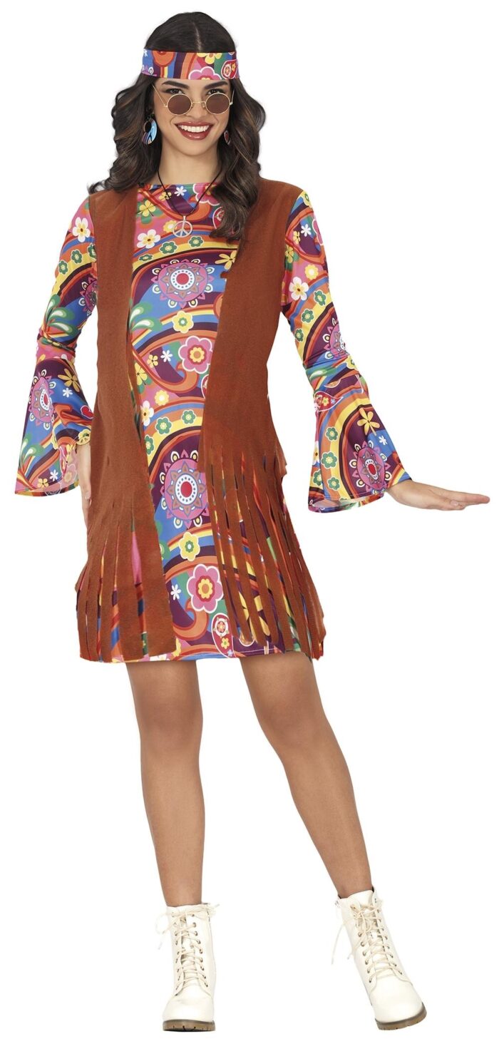 Disfraz hippie adulta