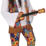 Disfraz hippie adulto