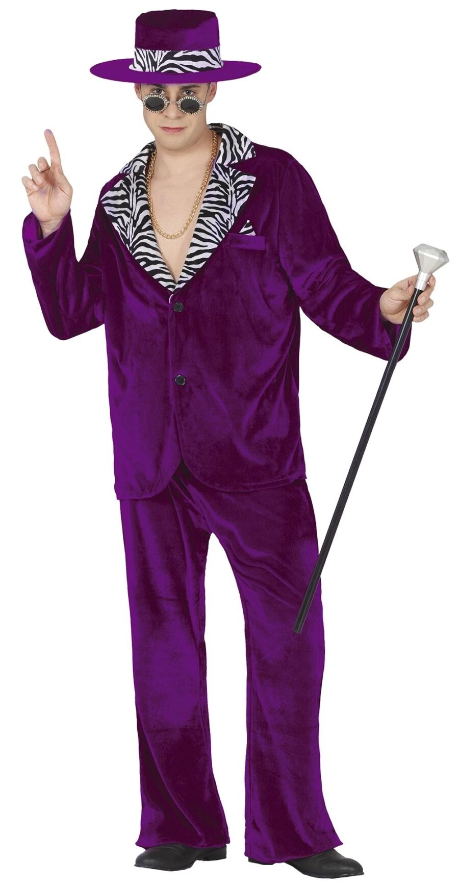 Disfraz cool men morado adulto